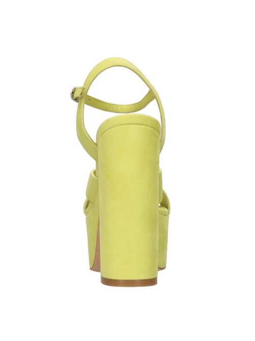 Sandali in camoscio STUART WEITZMAN | MIAMI SQHI 14OPLT SAPISTACCHIO